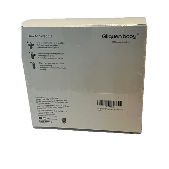 Baby Swaddle Blanket 3 Pack Organic Cotton 0-3 Months NEW & SEALED! - Picture 3 of 4